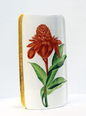 Vase fleur corail